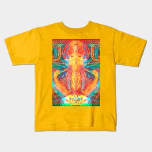 Alphonse Mucha Remixed 04 Kids T-Shirt